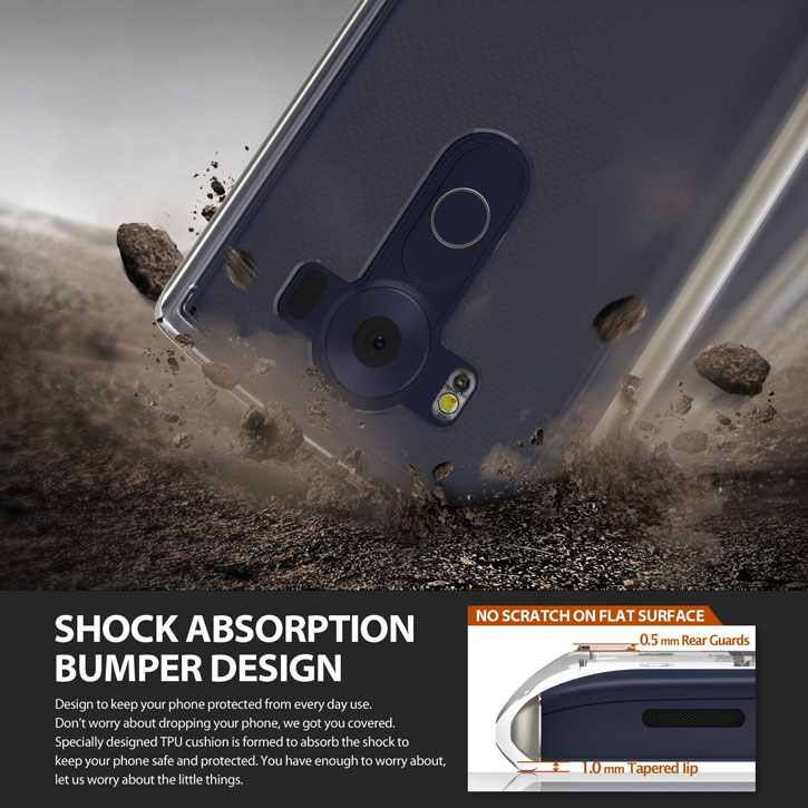 Rearth Ringke Fusion LG V10 Case - Smoke Black