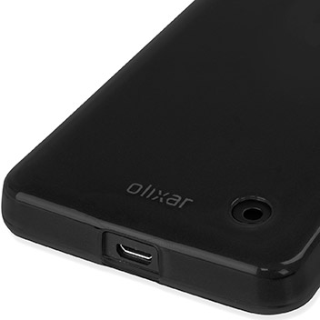 FlexiShield Microsoft Lumia 550 Gel Case - Solid Black