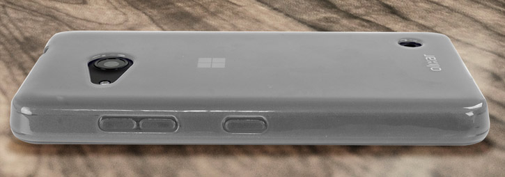 Coque Microsoft Lumia 550 Gel FlexiShield - Blanche Givrée