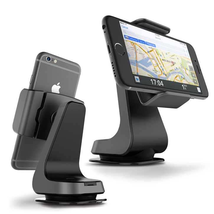 Verus Hybrid Grab Universal In-Car Mount - Dark Silver / Black