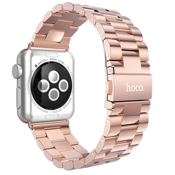 Hoco Apple Watch Strainless Steel Strap - 42mm - Rose Gold