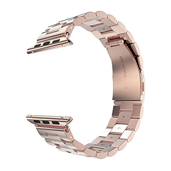 Bracelet Apple Watch 3 / 2 / 1 Stainless Acier Hoco - 42mm - Rose Or