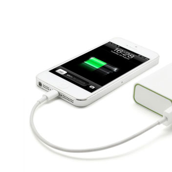 Câble Lightning vers USB Olixar Charge & Sync. 10cm – Blanc