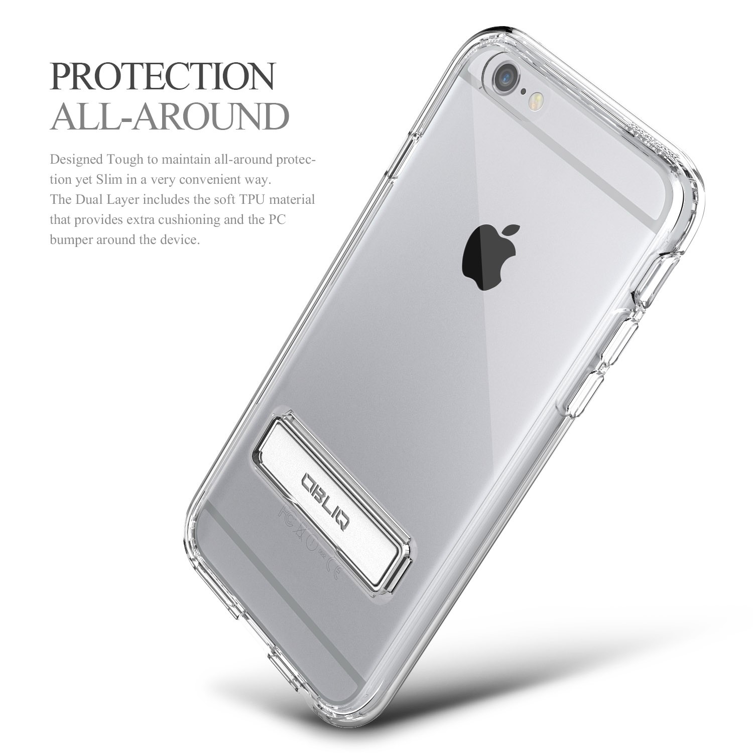 Obliq Naked Shield iPhone 6/6S Case - Clear