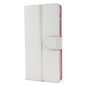 X-Fitted Magic Colour iPhone 6S / 6 View Case - White / Pink