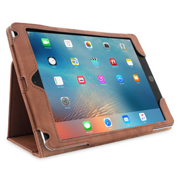 Snugg Leather Style iPad Pro Case - Brown