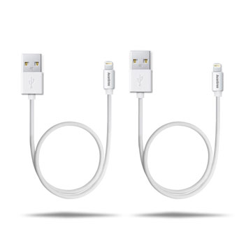 Avantree MFI Lightning to USB Sync & Charge Short Cables - 2 Pack