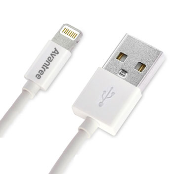Avantree MFI Lightning to USB Sync & Charge Short Cables - 2 Pack