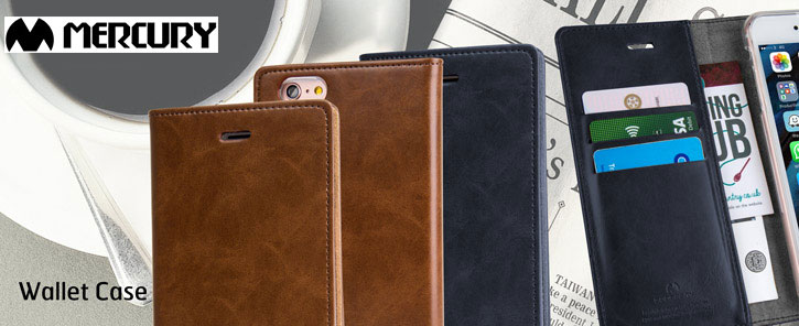 Mercury Blue Moon iPhone 6S / 6 Wallet Case - Brown
