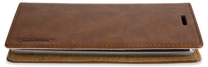 Mercury Blue Moon LG G4 Wallet Case - Brown