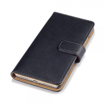 Olixar Leather-Style Huawei Mate S Wallet Case - Black / Tan