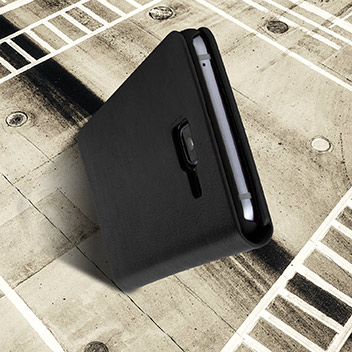 Olixar Samsung Galaxy A3 2016 Leather-Style Wallet Case - Black
