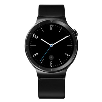 Huawei Classic Watch for Android & iOS - Black Leather Strap