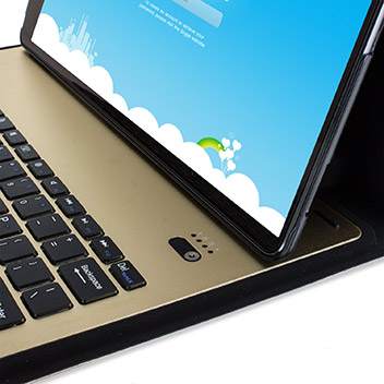 Ultra-Thin Alumnium Folding Keyboard iPad Pro Case - Gold