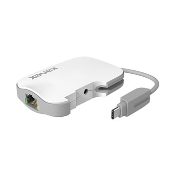 Kanex USB-C 3 Port USB 3.0 Hub & Ethernet Adapter