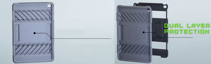 Peli Voyager Tablet iPad Air 2 Case - Black / Grey