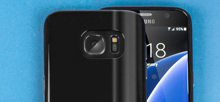Coque Samsung Galaxy S7 Gel FlexiShield - Noire