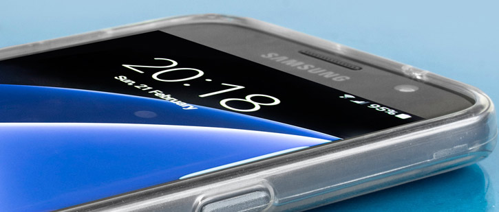 FlexiShield Samsung Galaxy S7 Gel Case - Frost White