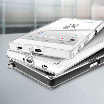 Rearth Ringke Fusion Sony Xperia Z5 Case - Smoke Black