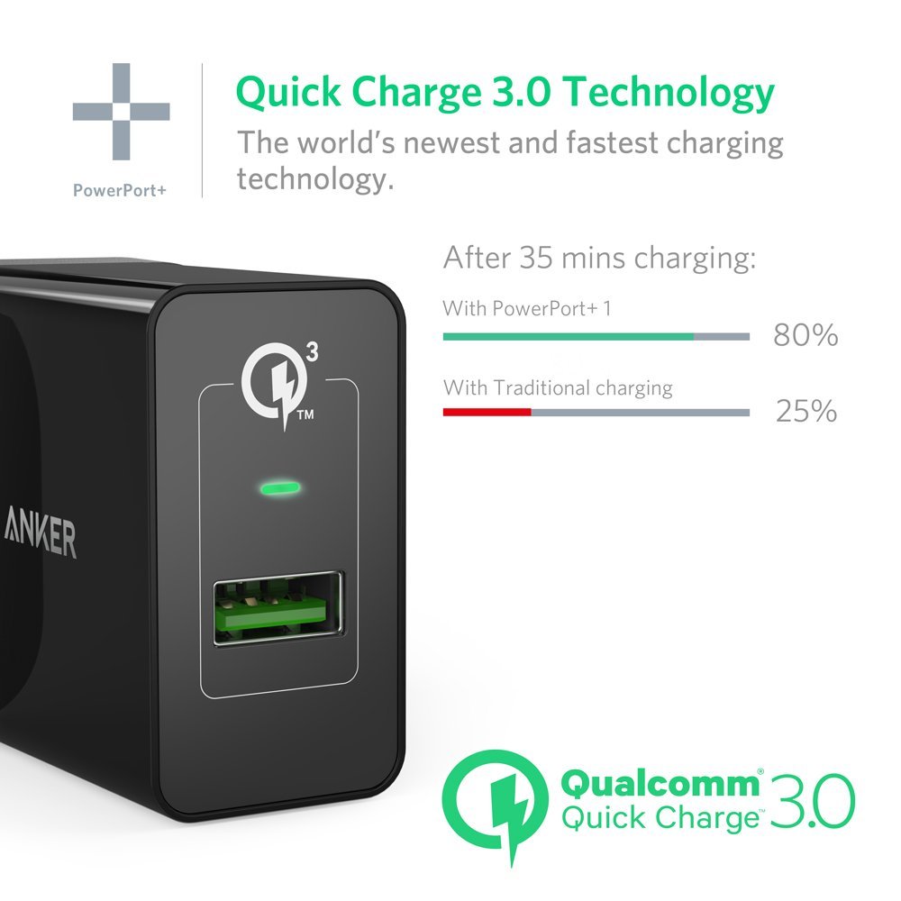 Фаст чардж. Anker Qualcomm quick charge 3. Anker POWERPORT+ QC 3.0 a2013l11. Блочки quick charge. Быстрая зарядка Квик чардж.