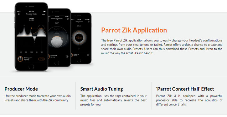 Parrot ZiK 3 Wireless Bluetooth Stereo Headphones