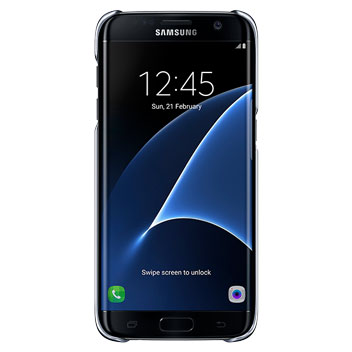 Clear Cover Officielle Samsung Galaxy S7 Edge - Noire