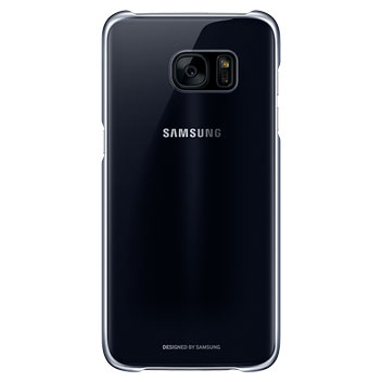 Officiele Samsung Galaxy S7 Edge Clear Cover - Zwart