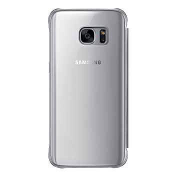Clear View Cover Samsung Galaxy S7 Officielle – Argent