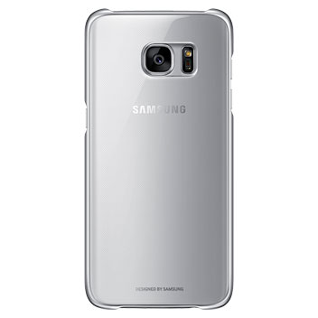 Official Samsung Galaxy S7 Edge Clear Cover Case - Silver