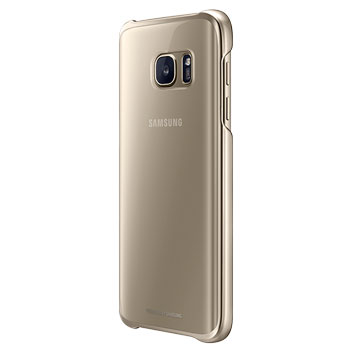 Clear Cover Officielle Samsung Galaxy S7 - Or vue sur touches