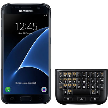 Official Samsung Galaxy S7 Keyboard Cover - Black