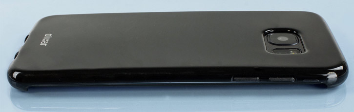 FlexiShield Samsung Galaxy S7 Edge Gel Case - Solid Black