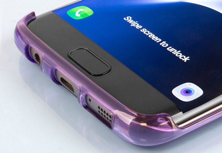 FlexiShield Samsung Galaxy S7 Edge Gel Case - Purple