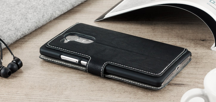 Olixar Low Profile Huawei Mate 8 Wallet Case - Black