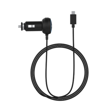 Kidigi USB-C Car Charger for Smartphones and Tablets - Black