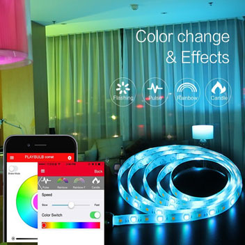 MiPow Playbulb Comet Bluetooth Smart Colour LED Strip Light - 2M