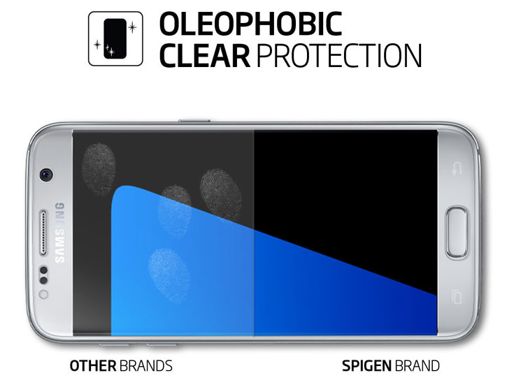 Spigen LCD Samsung Galaxy S7 Film Crystal Skärmskydd - Trepack