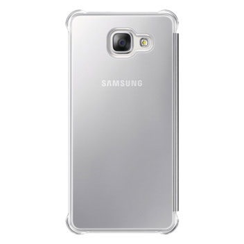 Official Samsung Galaxy A5 2016 Clear View Cover Case - Silver