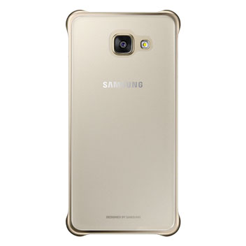 Official Samsung Galaxy A5 2016 Clear Cover Case - Gold