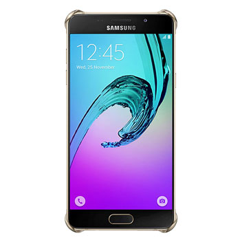 Official Samsung Galaxy A5 2016 Clear Cover Case - Gold