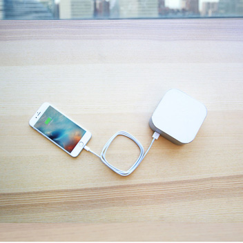 Amber Apple Watch Charging Case & USB Power Bank - 3800 mAh