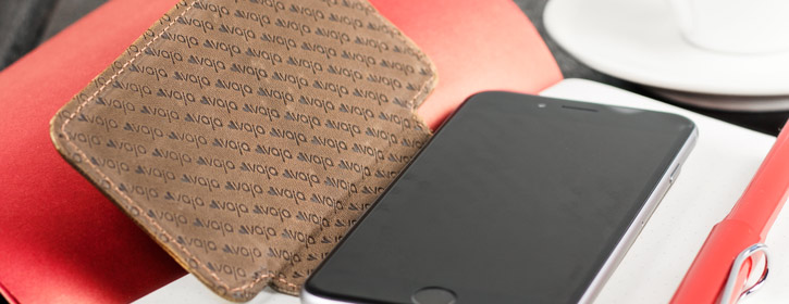 Vaja Slim Pelle iPhone 6S / 6 Premium Leather Book Flip Case - Gold