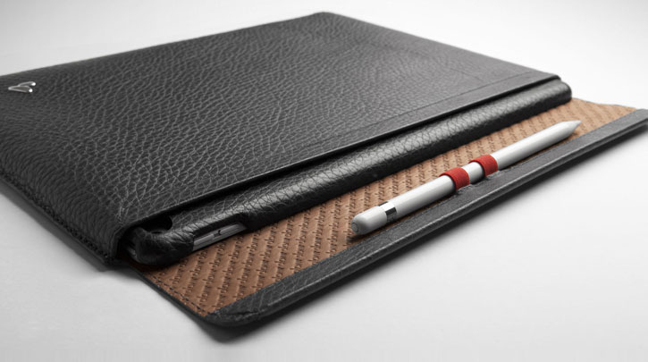 Vaja Genuine Handcrafted Leather iPad Pro Sleeve Case - Black