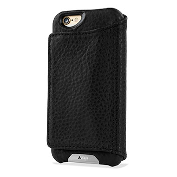 Vaja Niko iPhone 6S / 6 Premium Leather Wallet Case - Black