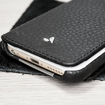 Vaja Niko iPhone 6S / 6 Premium Leather Wallet Case - Black