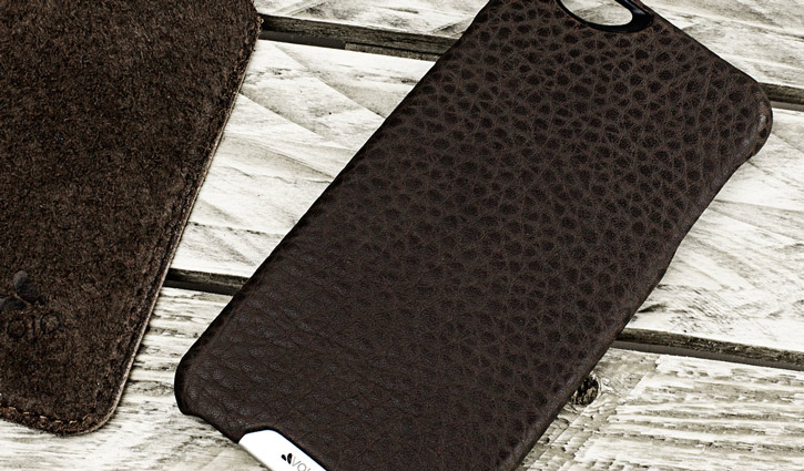 Vaja Grip iPhone 6S Plus / 6 Plus Premium Läderskal - Mörkbrun