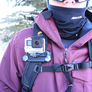 PolarPro GoPro and Smartphone Backpack Strap Mount