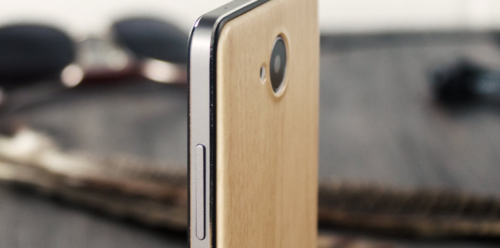 Mozo Microsoft Lumia 650 PU Back Cover Case - Light Wood