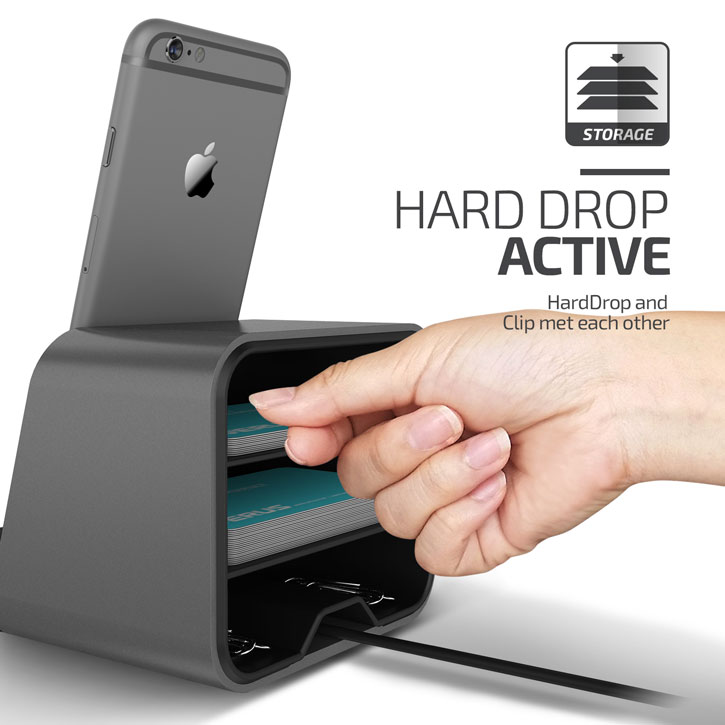 Verus i-Depot Universal Smartphone & Tablet Charging Stand - Titanium