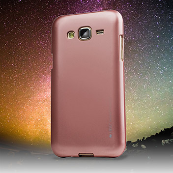 Mercury Goospery iJelly Samsung Galaxy J5 Gel Case - Metallic Rose